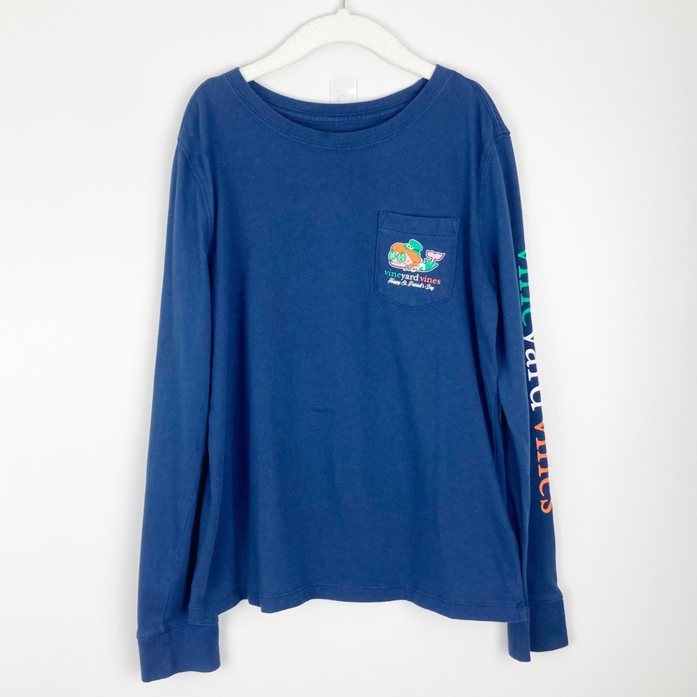 Vineyard Vines - Medium Girls Long Sleeve St. Patrick’s Day Shirt